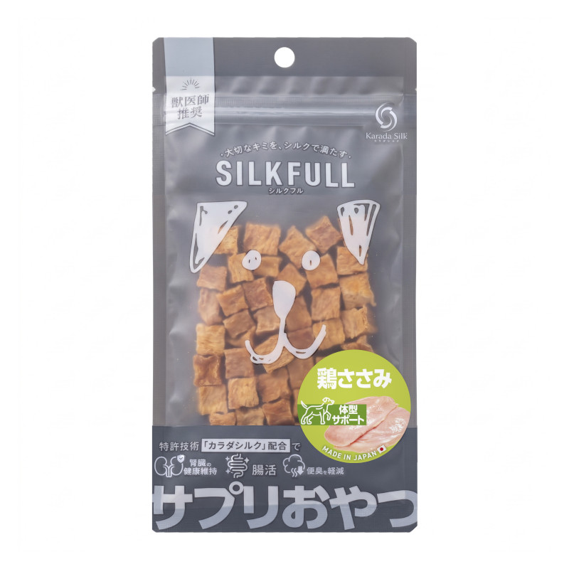 【SILKFULL(シルクフル)】犬用 サプリおやつ 鶏ささみ【Amazon販売不可・定価厳守】(予約商品)