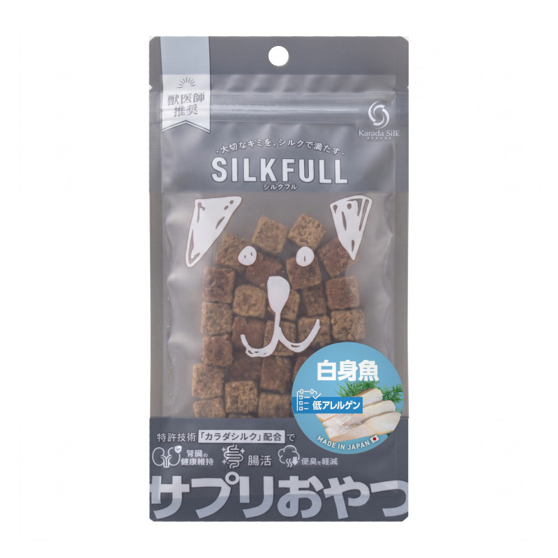【SILKFULL(シルクフル)】犬用 サプリおやつ 白身魚【Amazon販売不可・定価厳守】(予約商品)