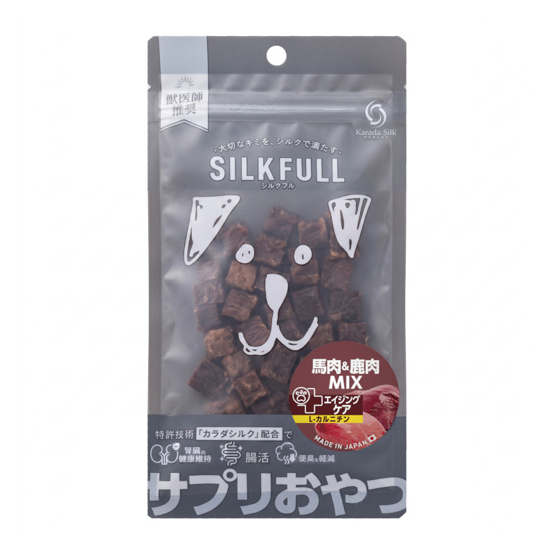【SILKFULL(シルクフル)】犬用 サプリおやつ 馬＆鹿MIX【Amazon販売不可・定価厳守】(予約商品)