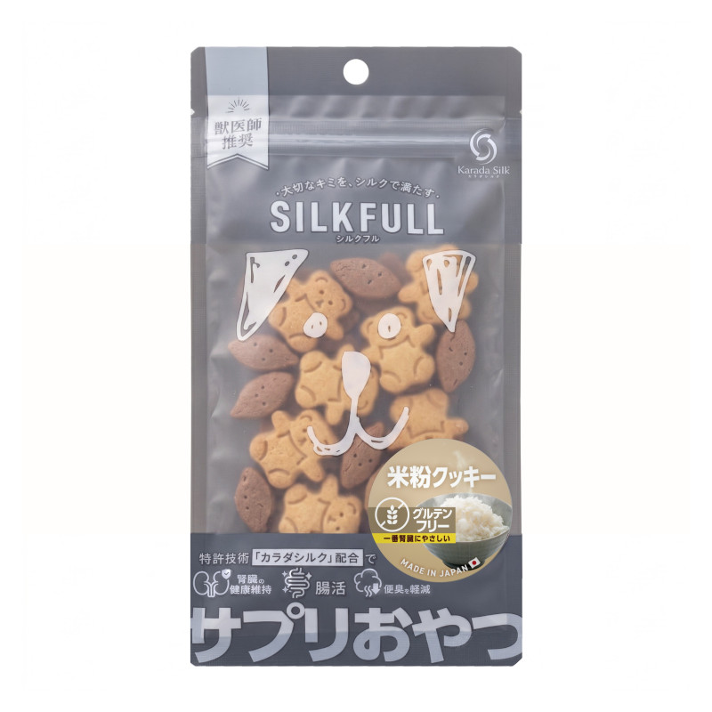 【SILKFULL(シルクフル)】犬用 サプリおやつ 米粉クッキー【Amazon販売不可・定価厳守】(予約商品)