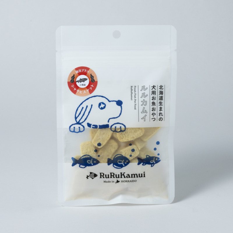 【ルルカムイ】シャケ(鮭)ビスケット[腸ケアプラス](犬用)【Amazon・モール販売不可】(予約商品)