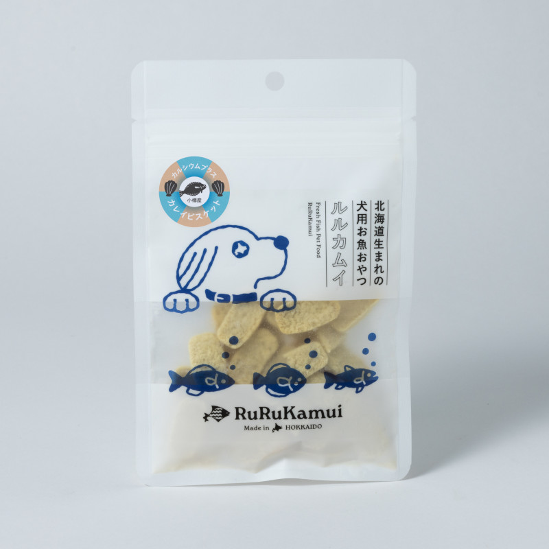 【ルルカムイ】カレイビスケット[カルシウムプラス](犬用)【Amazon・モール販売不可】(予約商品)