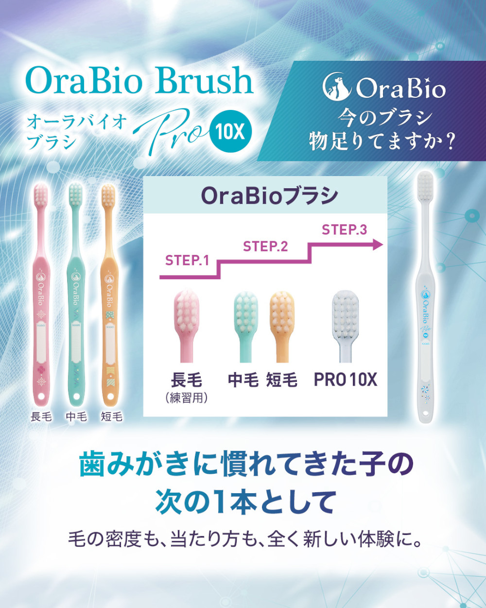 歯みがきに慣れてきた子の次の1本として