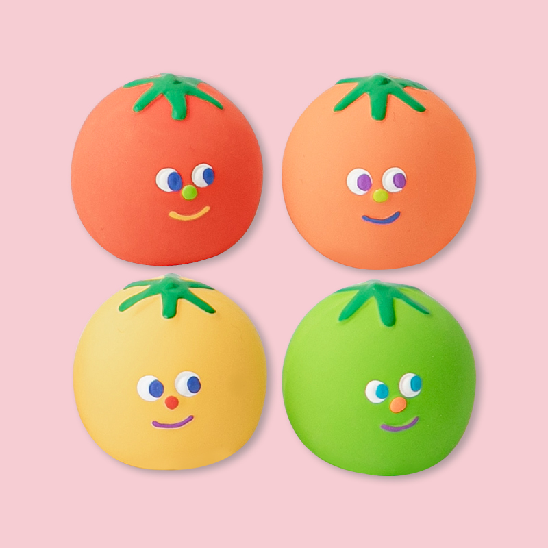 【BITE ME】カラフルミニトマトラテックストイ【ペット専門店商品】(取寄)