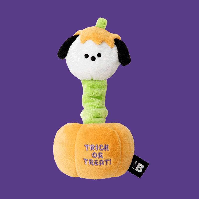 【2026ハロウィン】【BITE ME】ハロウィンパンプキン パピー ストレッチトイ【ペット専門店商品】(予約商品)