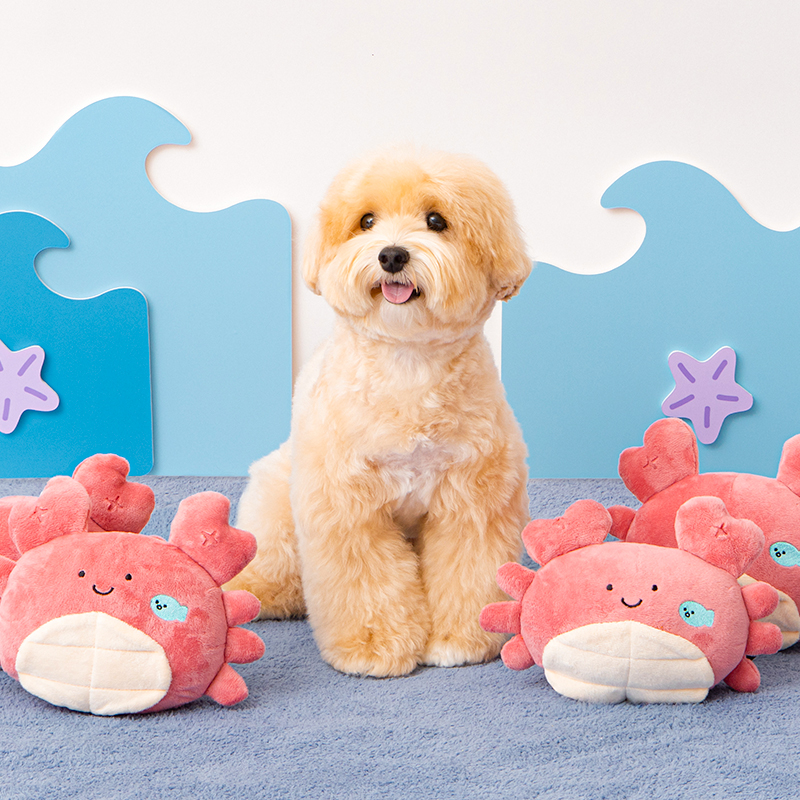【BITE ME】[カバーのみ]ノーズワーク プレイボール 自動おもちゃ カニカバー【ペット専門店商品/Amazon販売不可】(取寄)