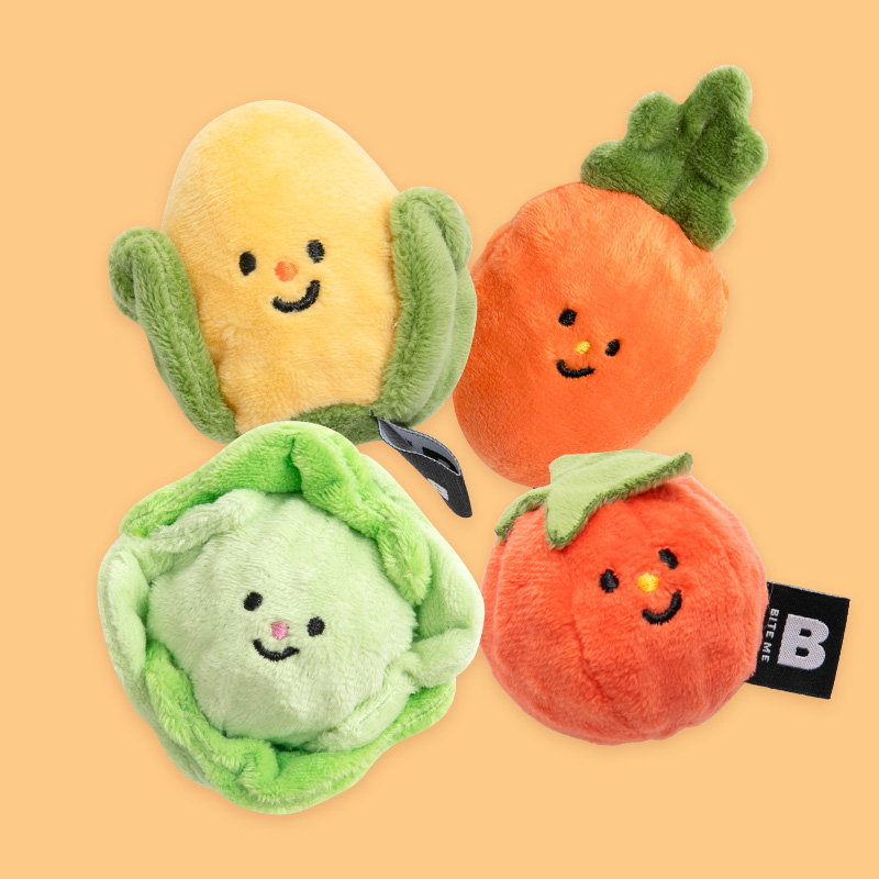 野菜畑ボールおもちゃ(2個セット)(取寄)