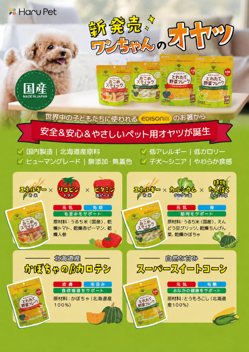 おこめスティック&野菜フレークチラシ