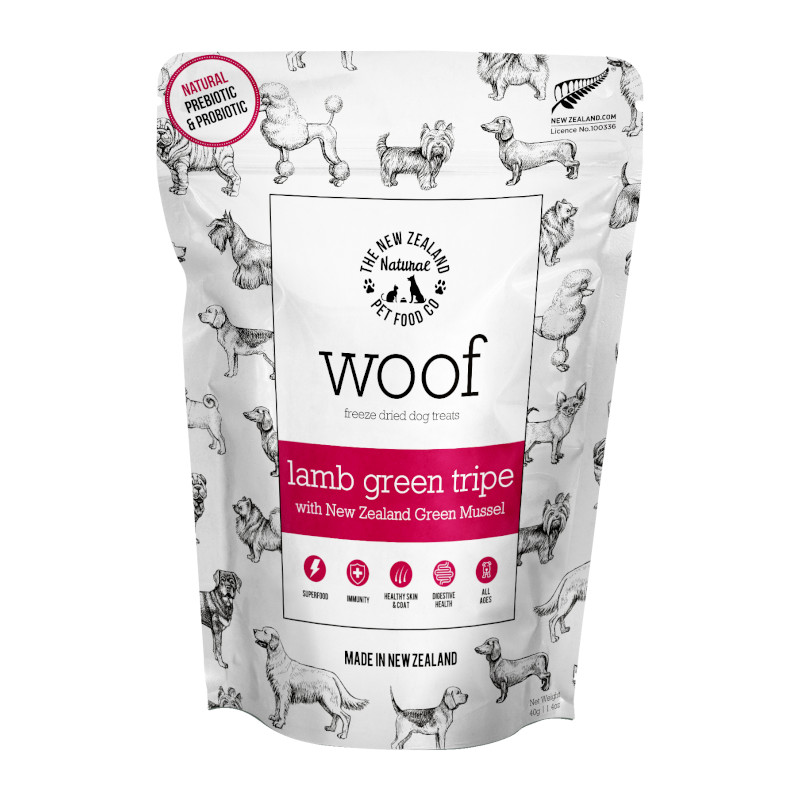 【WOOF】ラムグリーントライプwith緑イ貝