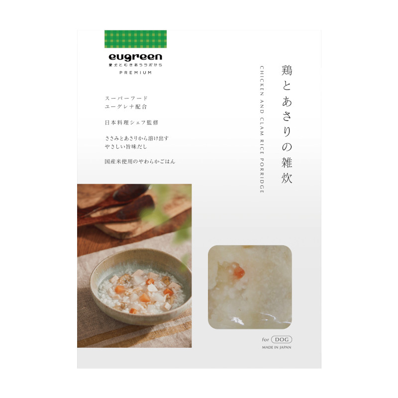 <キャンペーン対象商品>【eugreen】お惣菜premium 鶏とあさりの雑炊【定価販売厳守】(取寄)