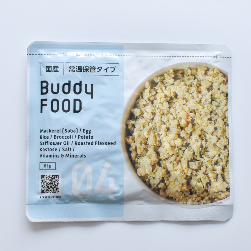 【BuddyFOOD】常温保管タイプ #04 サバ【Amazon・モール販売不可】(予約商品)