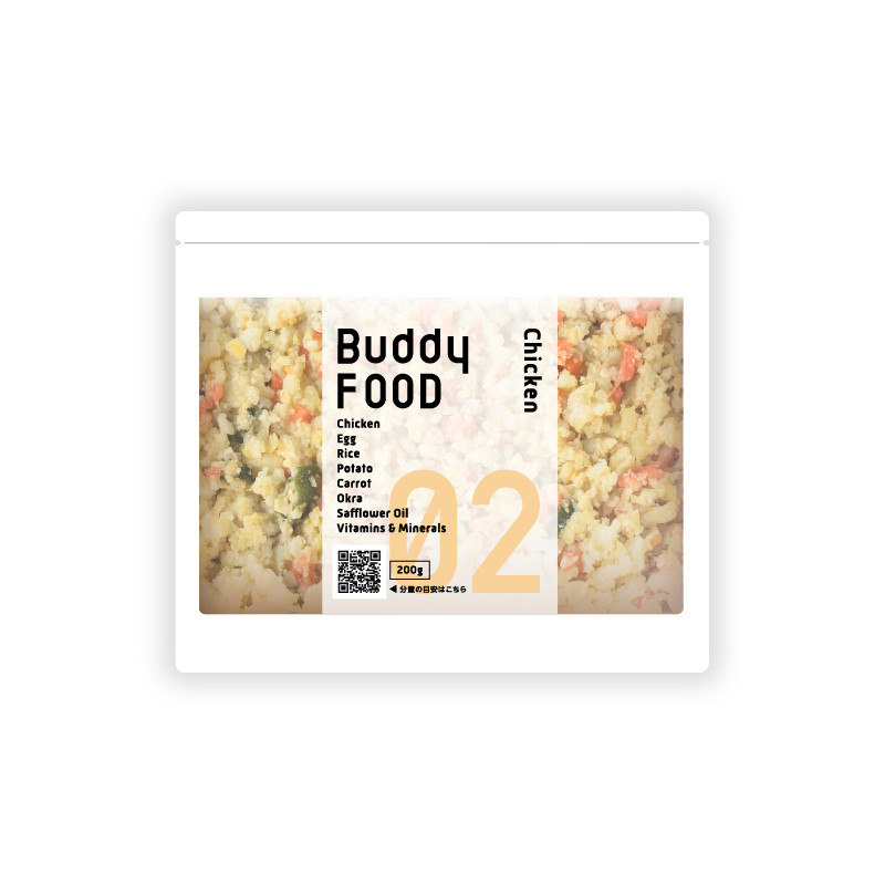 [冷凍]【BuddyFOOD】オリジナルフード #02 鶏ささみ【Amazon・モール販売不可】