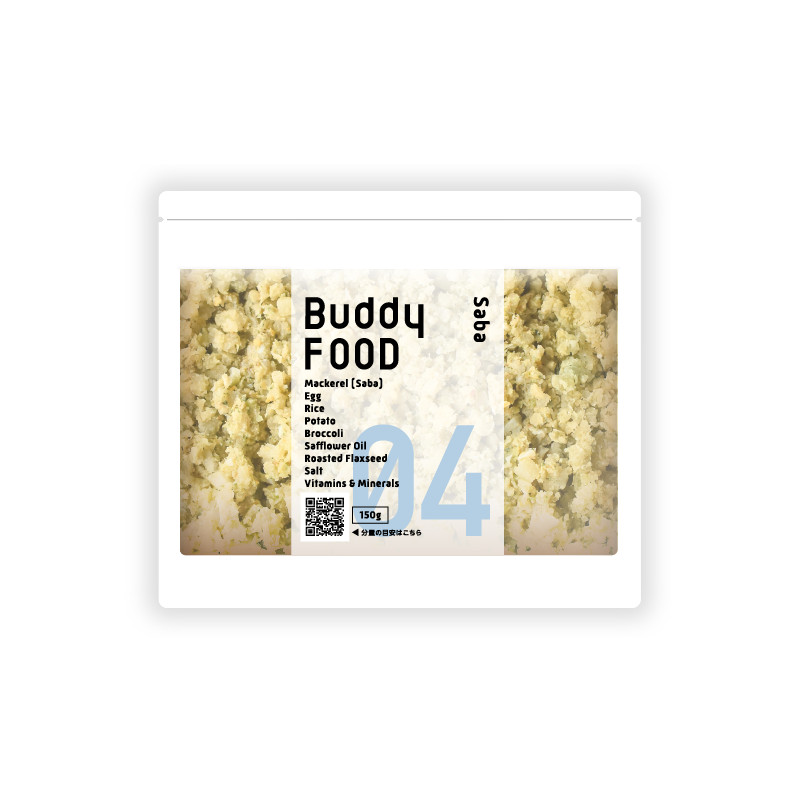 [冷凍]【BuddyFOOD】オリジナルフード #04 サバ【Amazon・モール販売不可】