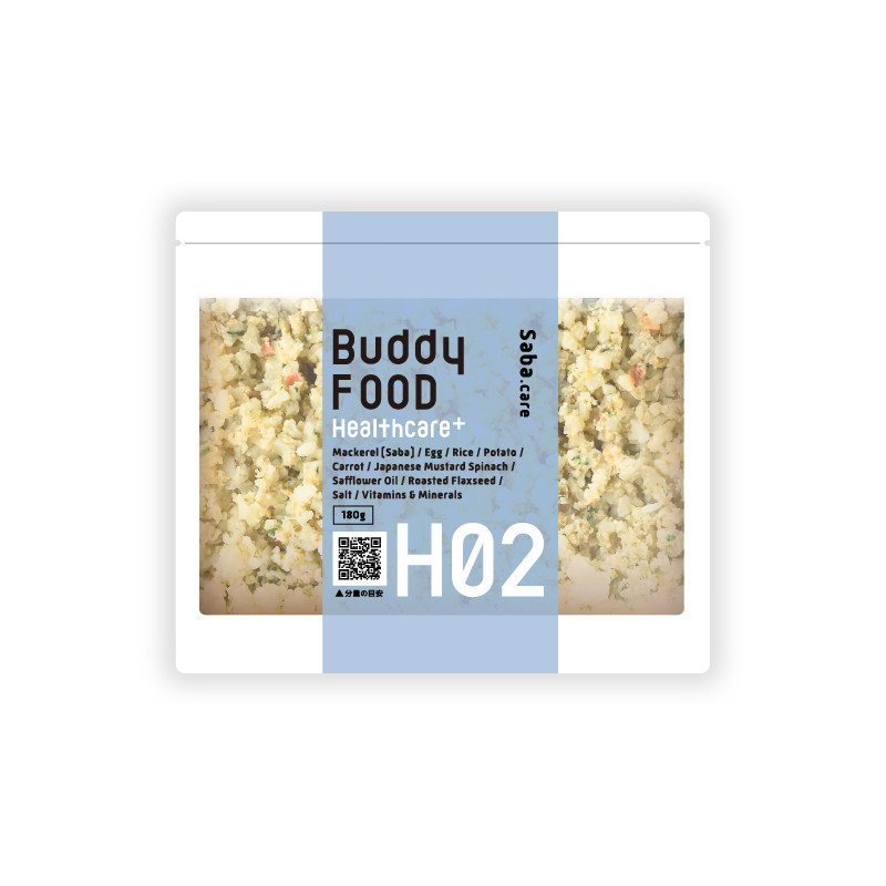 [冷凍]【BuddyFOOD】ヘルスケアプラスシリーズ #H02 早期腎臓サポート サバ･ケア 【Amazon・モール販売不可】
