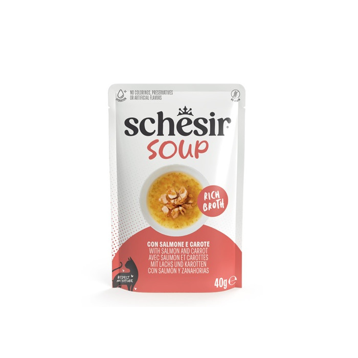 <キャンペーン対象商品>【Schesir】キャット スープ サーモン＆キャロット
