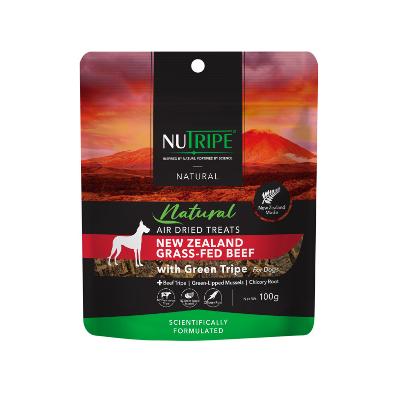 <キャンペーン対象商品>【NUTRIPE natural】エアードライ トリーツ ビーフwithグリーントライプ