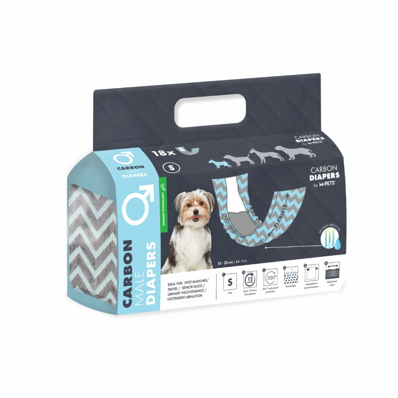 M-PETS男の子用CARBONオムツ【定価販売厳守】