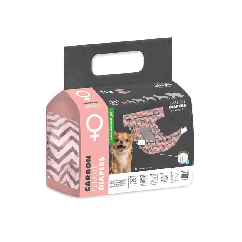 M-PETS女の子用CARBONオムツ【定価販売厳守】