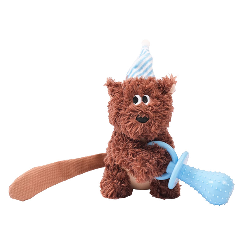 【ZEZE】DOG CHEW TOY Squirrel(取寄)