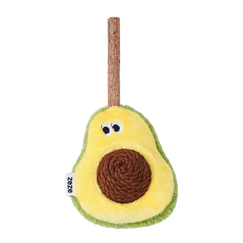 【ZEZE】CAT WOOD BALL TOY Avocado(取寄)