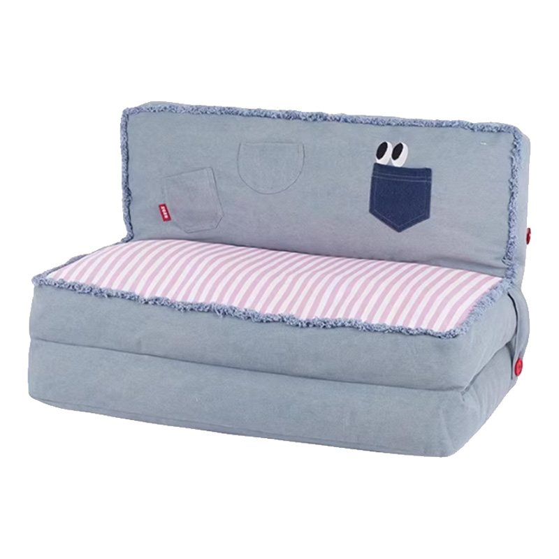 【ZEZE】DENIM Kingsize Sofa Bed(取寄)