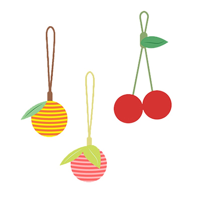 【ZEZE】CAT SISAL BALL TOY Fruits(取寄)