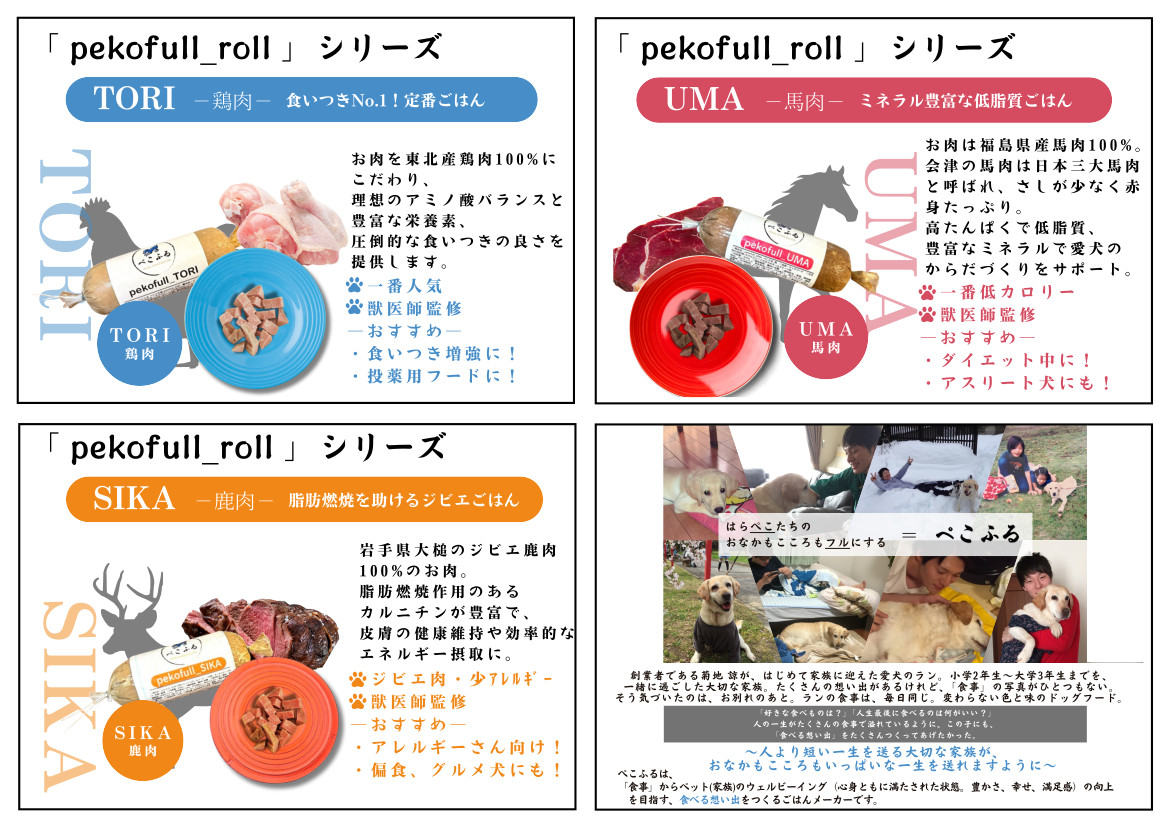 ぺこふる説明 フレーバー毎の特徴