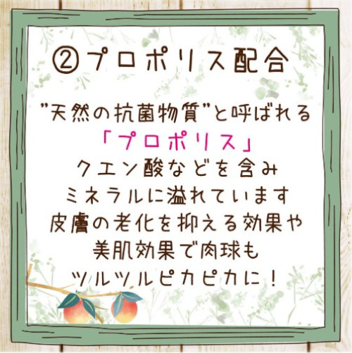 プロポリス配合