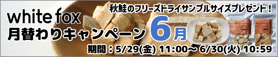 ホワイトフォックス月替わりキャンペーン6月分
