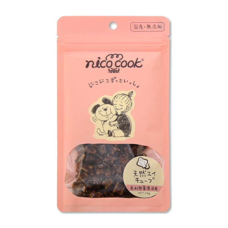 【nico cook】国産天然エイキューブ 犬猫兼用【Amazon販売不可】(取寄)