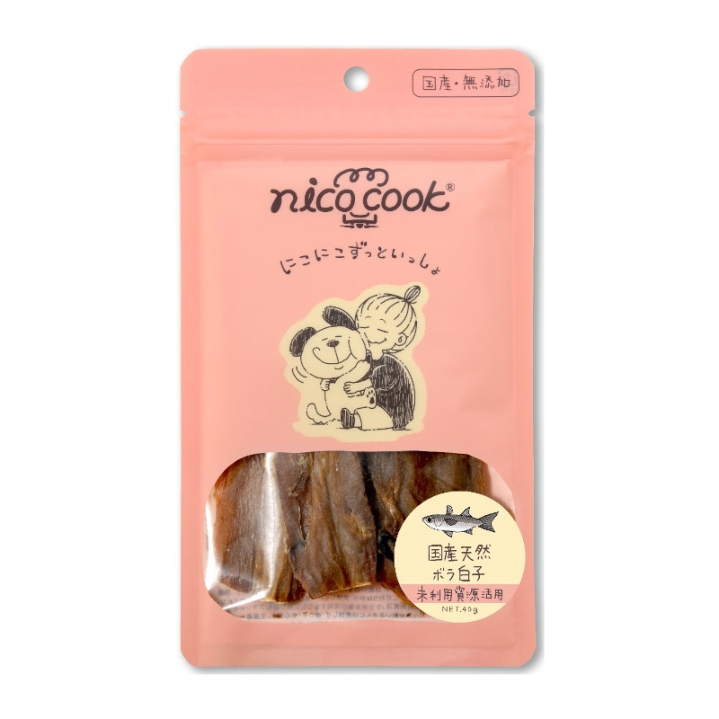【nico cook】国産天然ボラ白子 犬猫兼用【Amazon販売不可】(取寄)