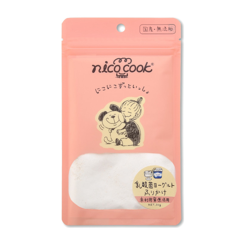 【nico cook】国産乳酸菌ヨーグルトふりかけ 犬猫兼用【Amazon販売不可】(取寄)