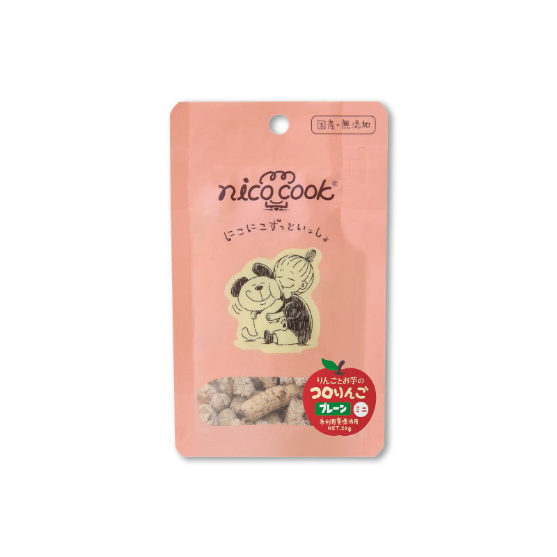 【nico cook】コロりんごプレーン ミニ 犬用【Amazon販売不可】(取寄)