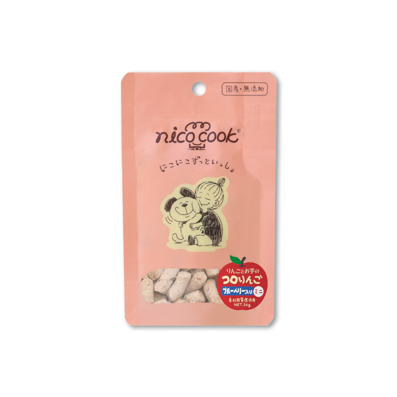 【nico cook】コロりんごブルーベリー ミニ 犬用【Amazon販売不可】(取寄)