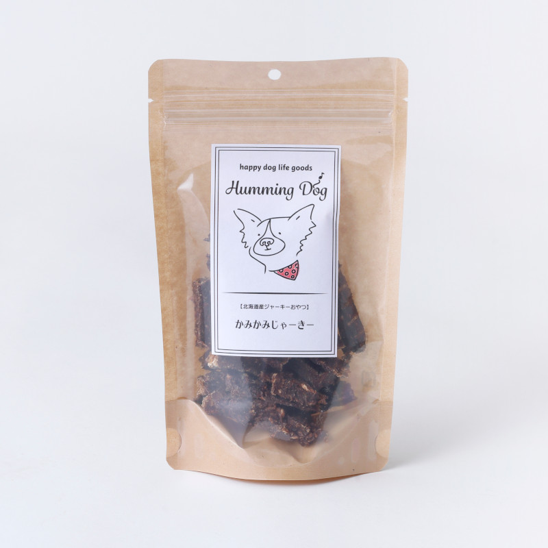 【セール対象商品】【Humming Dog】かみかみじゃーきー エゾ鹿あらびき(取寄)