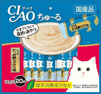 CIAO(チャオ) ちゅ～る カツオ・カツオ節ミックス味　20本