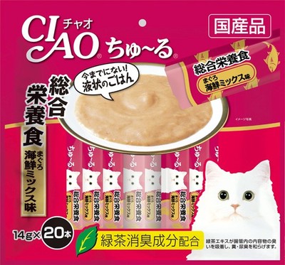 CIAO(チャオ) ちゅ～る 総合栄養食まぐろ海鮮ミックス味 20本
